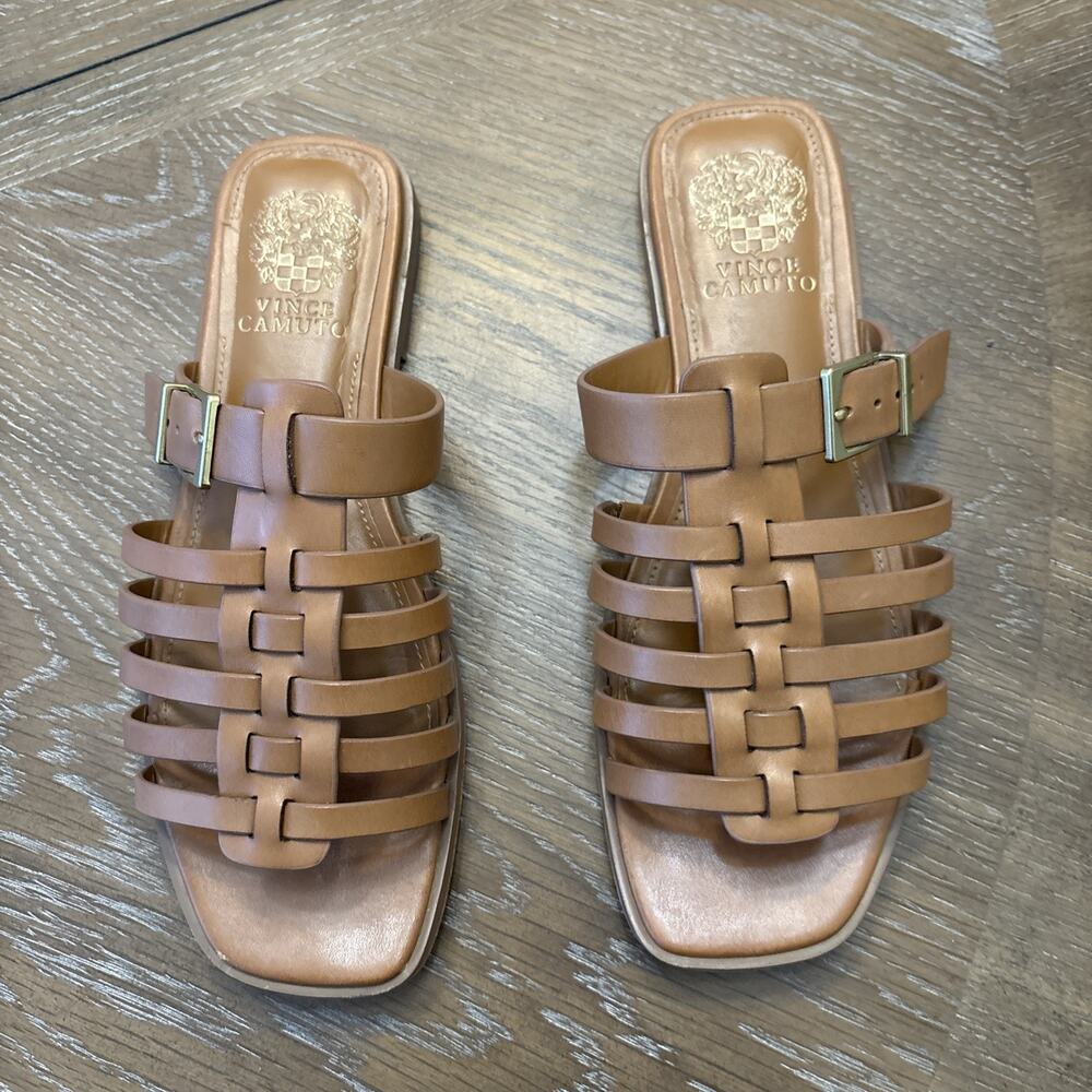 Vince Camuto Women's Sandal/Mule Size 8M Tan